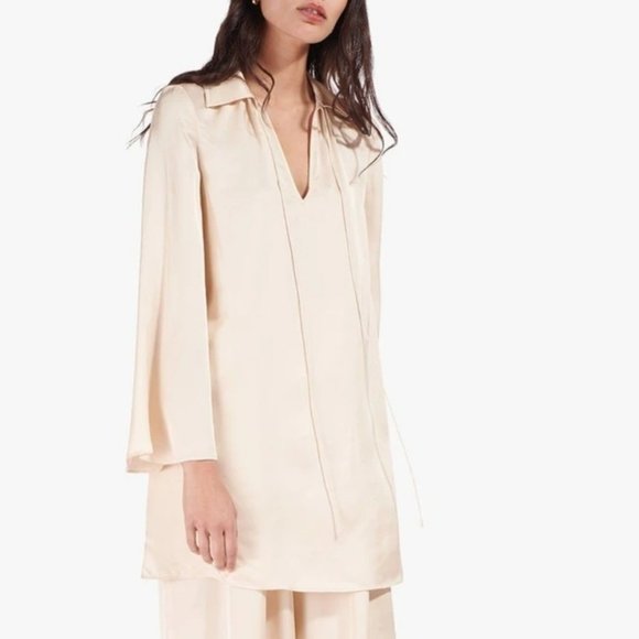 Staud Toulon Tunic champagne ivory medium NWT - Picture 3 of 16